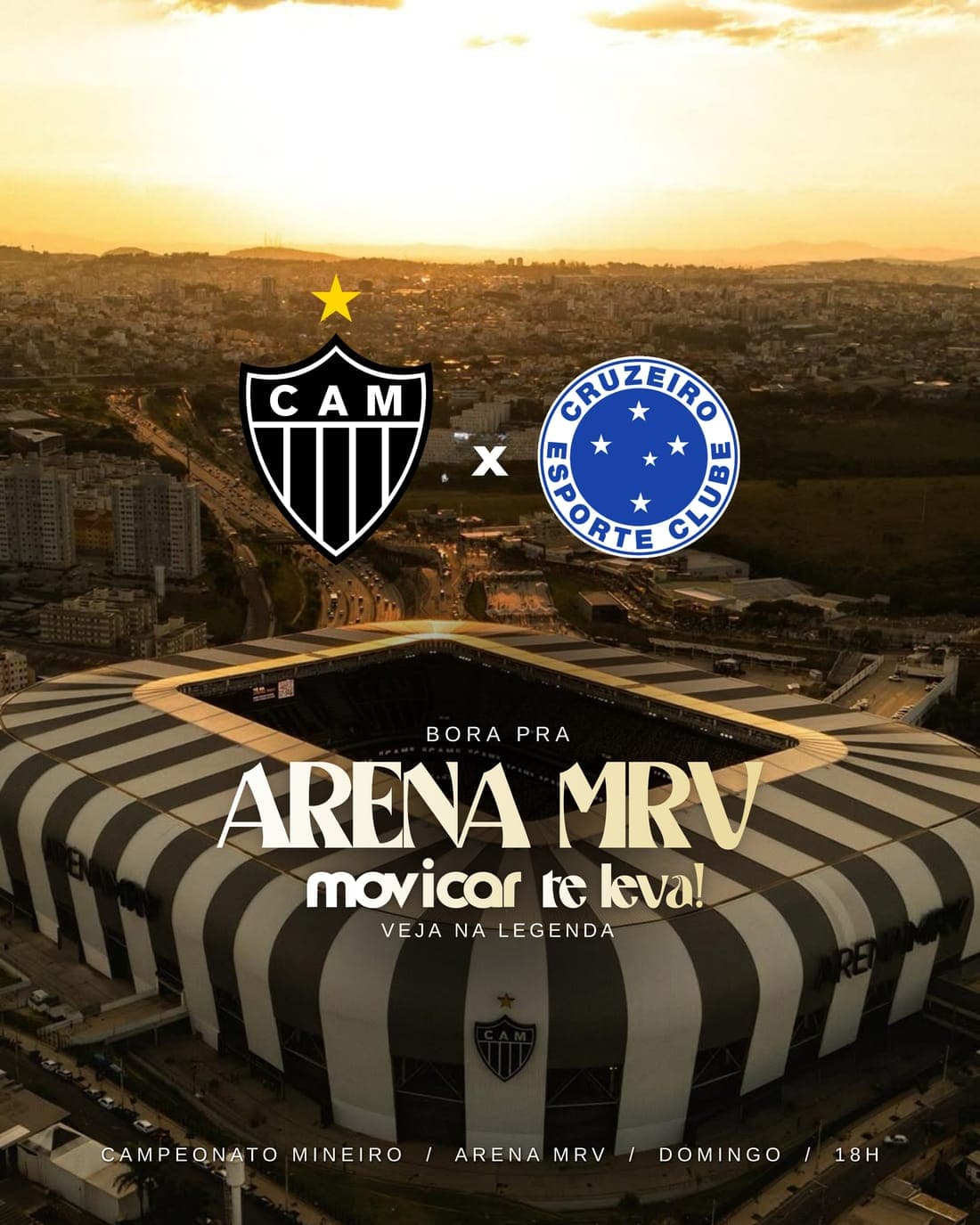 Design ELHM para o clássico mineiro