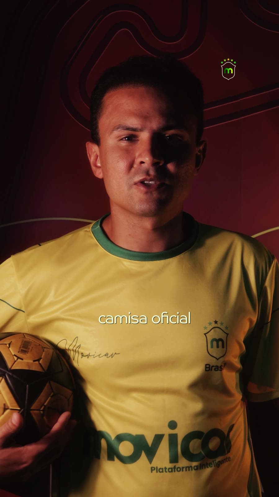 Detalhe da Camisa Movicar Brasil