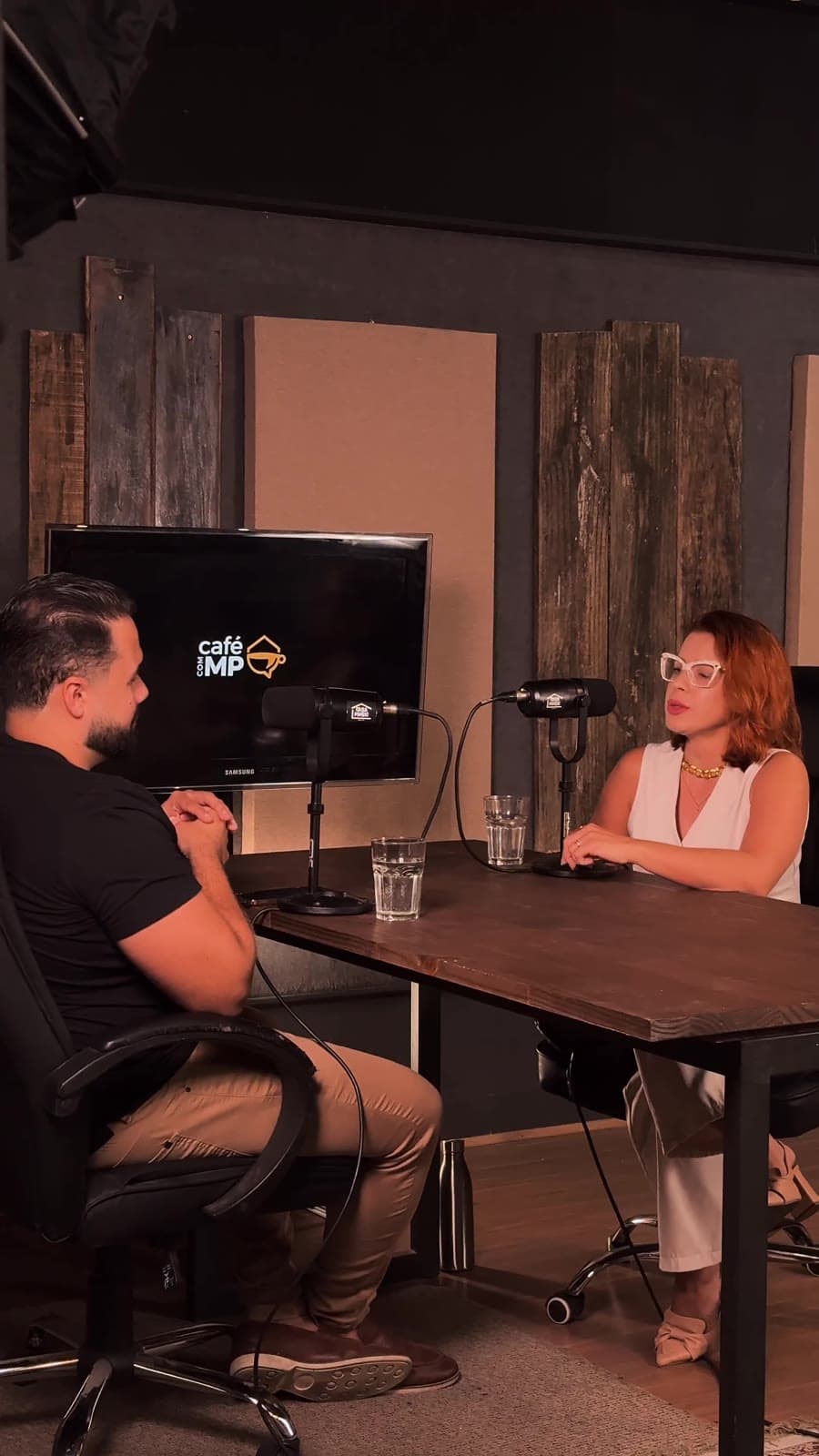 Estúdio de podcast